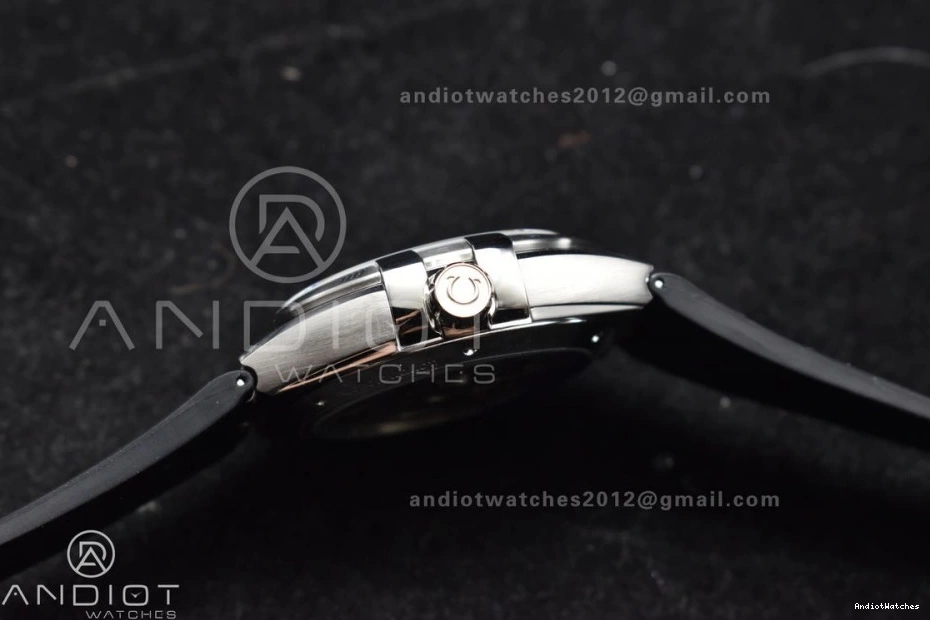 1:1 Gummy Constellation Compact SS 548 Super Black A8900 Clone on Edition Strap VSF Best Gray Dial 1016